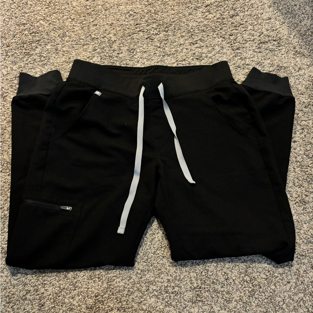 Figs Black Technical Jogger Pants (Scrubs)
